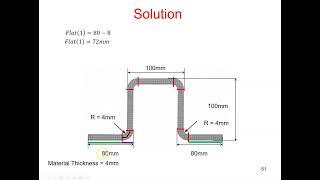 Calculating Bend Allowance and Setback Example