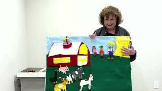 Felt Board Lady Storytelling: Dressing the Turkey #youtubekids #storyforchildrens #thanksgiving