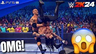 WWE 2K24 - Batista vs. The Undertaker - Full Match at WrestleMania 25 | PS5 Pro [4K60]