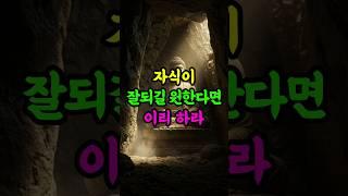 자식이 잘되길 진심으로 바란다면 부모는 반드시 이리하라 #부처님말씀 #자식운명 #부모수행 #불교명언 #마음공부
