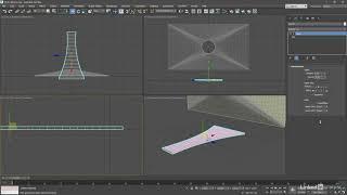 بهترین پک آموزشی تری دی مکس 3ds max Deforming object modifier