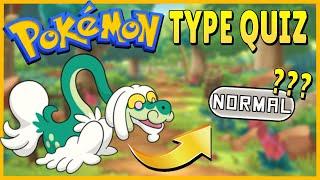 Pokemon Trivia Quiz - Do you know Pokemon and their types?