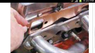 How To Replace A Header Gasket - Chevy V8 ( Exhaust Manifold Gasket ) & install