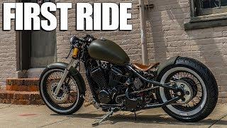 Honda Shadow Bobber | First Ride on Warhorse