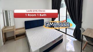 Lavile KL 1Rooms 1Bath Near Aeon Maluri Sunway Velocity