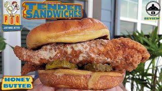 PDQ® Honey Butter Tender Sandwich Review!  | NEW TENDER SANDWICHES | theendorsement