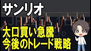 サンリオ（8136）MSCI組み入れ後の戦略。株式テクニカルチャート分析
