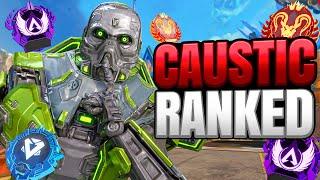 High Level Caustic Ranked Gameplay - Apex Legends (No Commentary)