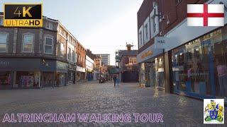 Altrincham, England Walking Tour 4K - The Best of Greater Manchester