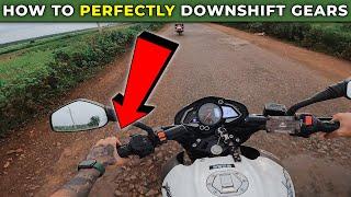 How to Downshift Gears properly (FOR BEGINNERS) - Bajaj Ns 200