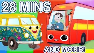 Wheels On The Bus + More Kids' Songs! | 28 Minutes Nursery Rhymes Compilation