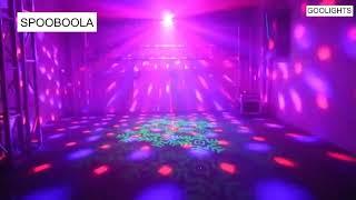 Party Lights + Disco Ball GOOLIGHT Dj Disco Lights LED Stage Light Projector Strobe lights S Reviews