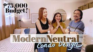 22 Sqm Condo BUDGET MAKEOVER!!! // Fresh and Neutral Design // by Elle Uy