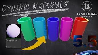 Dynamic Materials in Unreal Engine 5.5