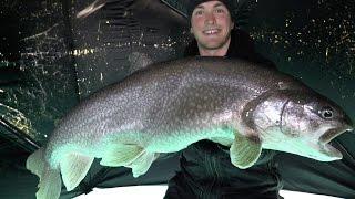 Ice Fishing Monster Lake Trout