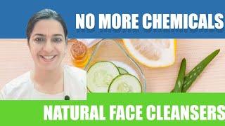 Natural Face Cleansers in kitchen : No More Chemicals on Face : Get bright glowing skin naturally