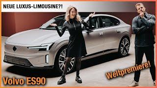 Volvo ES90 im Test (2025) Weltpremiere der NEUEN Luxus-Limousine! Review | Preis | Innenraum | ES 90