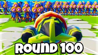 ROUND 100 in Bloons but you're the bloon (CHIMPS MODE)