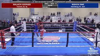 Malachi Georges vs. Rishon Sims USA National Championships 2024 Final (90kg)