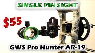 QUALITY Single Pin Sight for $55!!! - AR-19 From GWS Pro Hunter