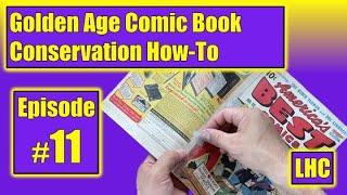 How To Reassemble Comic Books After Conservation!