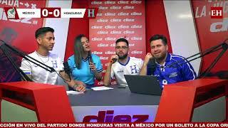  Reacción de periodistas hondureños EN VIVO: MÉXICO GOLEA 4-0 A HONDURAS