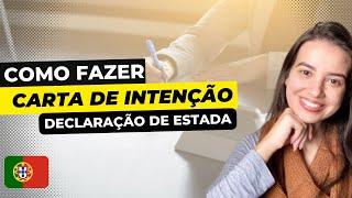 Como fazer Carta de intenção Visto de procura de trabalho | Modelo e dicas para preparar o documento