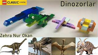 Lego Classic 10696 / Kolay Dinozor Yapımı / (Lego 10696 İnşa Fikirleri)