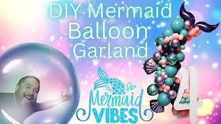 Mermaid Balloon Garland Tail