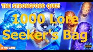 Open 1000 Lore Seeker's Bag - Hero Wars