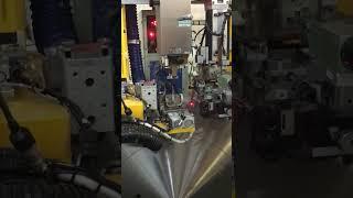 Automatic welding area of diamond segments on saw blade