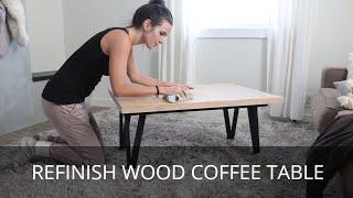 How to Refinish a Coffee Table | Sanding, Stripping, and Refinishing for Beginners