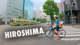 Japan Cycling Tour【4K】Hiroshima Castle & Peace Memorial Park - 広島 ロードバイク