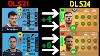 DLS 24 | LIVERPOOL PLAYERS 4 YEAR AGO VS NOW IN! | DREAM LEAGUE SOCCER 2024