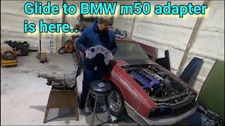 BMW powered Foxbody, engine to trans fit up