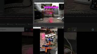 openCV python aimbot with Arduino based laser turret