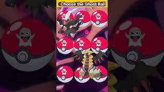 Choose the Ghost Ball | # viralshorts #pokemon # OP POKE TECH