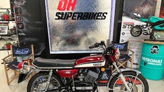 SOLD YAMAHA RD 350 1973 Matching Frame Engine Numbers Round Tank 15K Miles PX @dhsuperbikes