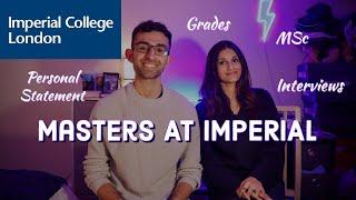 How to get into IMPERIAL COLLEGE LONDON for a Masters Degree (MSc)