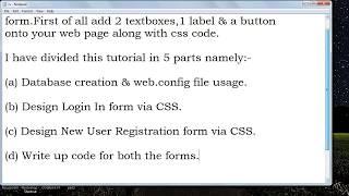 Introduction - Make a SIGNUP & LOGIN form Step by Step