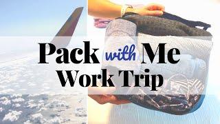 PACK WITH ME | Packing for a Work Trip | Kathryn Mary