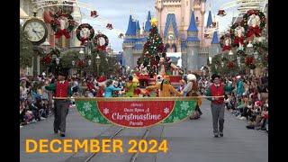  Once Upon a Time Mickey’s Christmas Parade | Holiday Magic in 4K MAGIC KINGDOM 2024