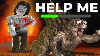 Godzilla Plays SURVIVE THE KILLER! Roblox!