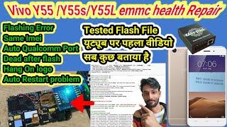 Vivo Y55 (PD1613F) Emmc Health Repair || Y55L / Y55s Auto Restart Flash Done but Problem Not Solve