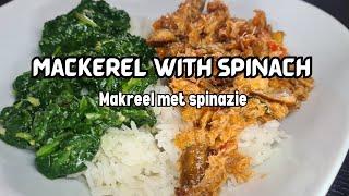 Quick recipe: Mackerel with Spinach | Makreel met spinazie recept | CWF