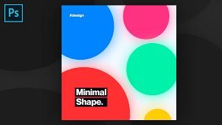 Trendy Graphic Design Ideas - Minimal Design - Photoshop Tutorial