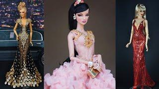 Best Collection Of Barbie Dresses |Fancy Embroidered Ball Gown /Prom Dress Design