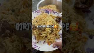 BIRIYANI RECIPE#food #cookihome #cookingchannel #cooking #cookinhome #home #recipe #foodie #shorts