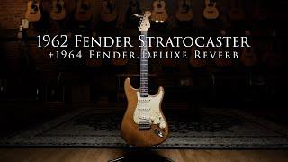 1962 Fender Stratocaster and 1964 Fender Deluxe Reverb