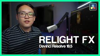 Relight FX in Davinci Resolve 18.5